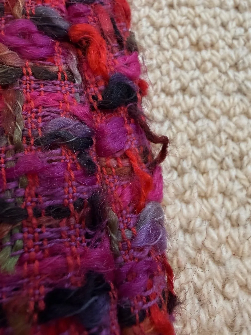 kate spade Multicolor Tweed Pencil Skirt - Pink & Red Accents